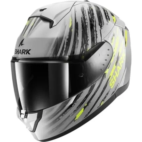Каска SHARK RIDILL 2 MOLOKAI GLOSS GREY/BLACK/YELLOW FLUO - безопасност и стил