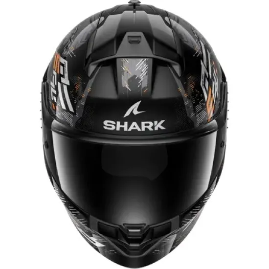 Каска SHARK RIDILL 2 MOLOKAI GLOSS BLACK/GRAY/ORANGE - сигурност и комфорт за мотористи
