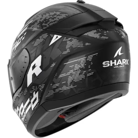 Каска SHARK RIDILL 2 MOLOKAI MATT BLACK/GRAY - модерна и безопасна каска