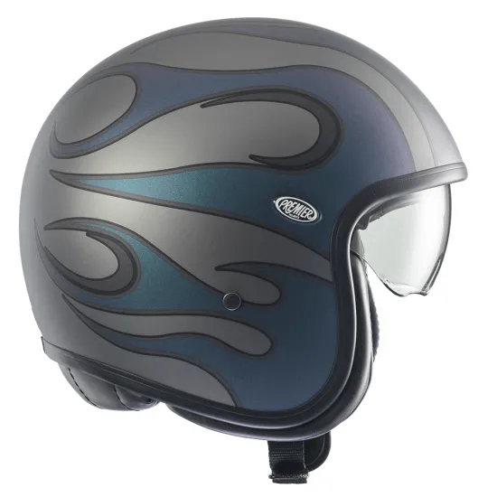 Каска PREMIER Vintage FR BLUE - Каски за скутер от марка Premier
