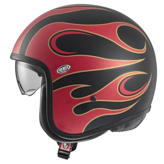 Каска PREMIER Vintage FR RED - Каски за скутер от марка Premier