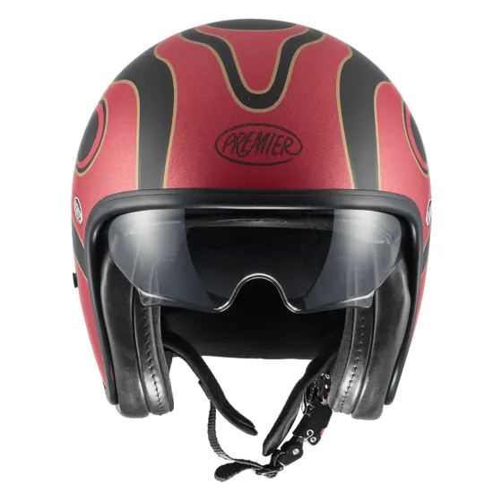 Каска PREMIER Vintage FR RED - Каски за скутер от марка Premier