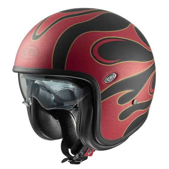 Каска PREMIER Vintage FR RED - Каски за скутер от марка Premier