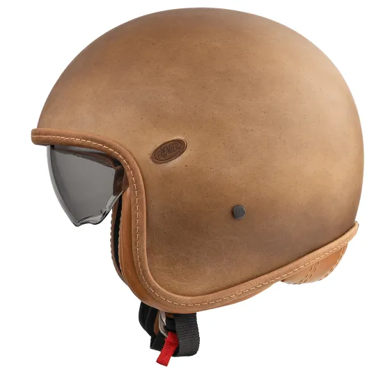Каска Premier Vintage Platinum Edition BROWN - Каски за скутер от марка Premier