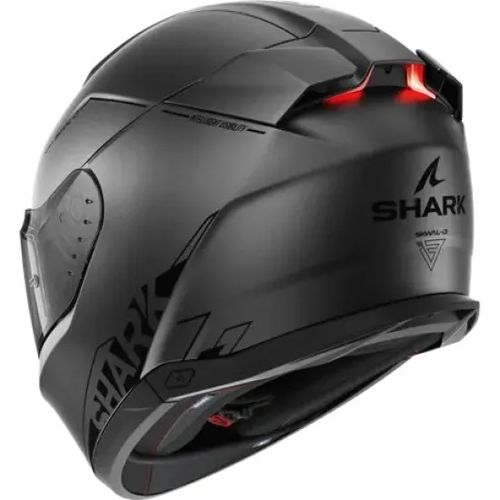 Каска SHARK SKWAL i3 RHAD MATT ANTHRACITE с LED стоп светлини