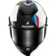 SHARK SPARTAN GT PRO DOKHTA CARBON BLACK/WHITE/RED – карбонова мото каска в черно, бяло и червено