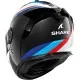 SHARK SPARTAN GT PRO DOKHTA CARBON BLACK/WHITE/RED – карбонова мото каска в черно, бяло и червено