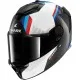 SHARK SPARTAN GT PRO DOKHTA CARBON BLACK/WHITE/RED – карбонова мото каска в черно, бяло и червено