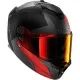 Каска SHARK SPARTAN GT PRO DOKHTA MATT BLACK/RED – карбонова мото каска с Pinlock и слънчев визьор