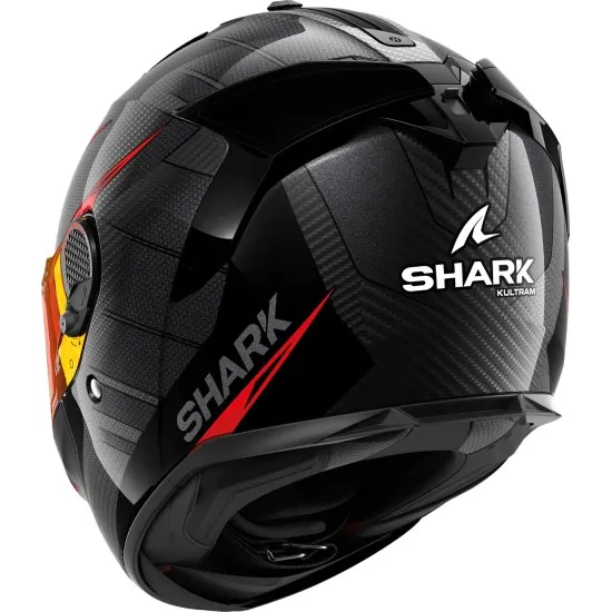 SHARK SPARTAN GT PRO KULTRAM CARBON BLACK/RED – стилна карбонова каска в черно и червено