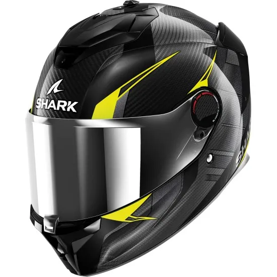 SHARK SPARTAN GT PRO KULTRAM CARBON BLACK/YELLOW – стилна карбонова каска в черно и жълто