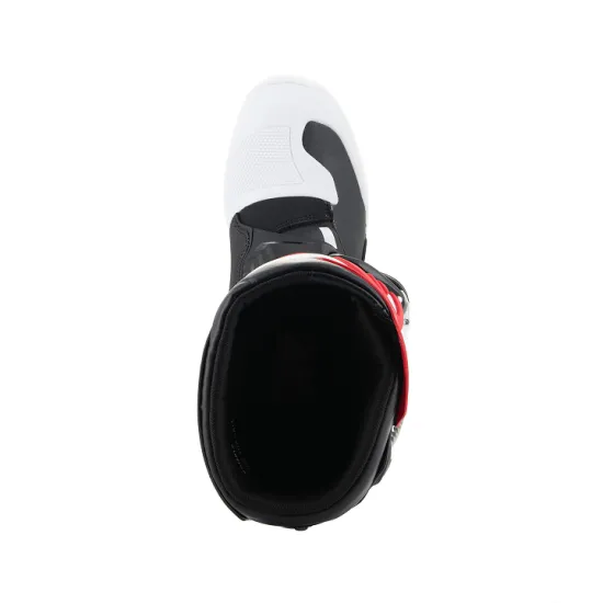 Детски мотокрос ботуши ALPINESTARS Tech 3S YTH WT/BK/R - Детски мото ботуши от марка Alpinestars