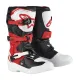 Детски мотокрос ботуши ALPINESTARS Tech 3S YTH WT/BK/R - Детски мото ботуши от марка Alpinestars