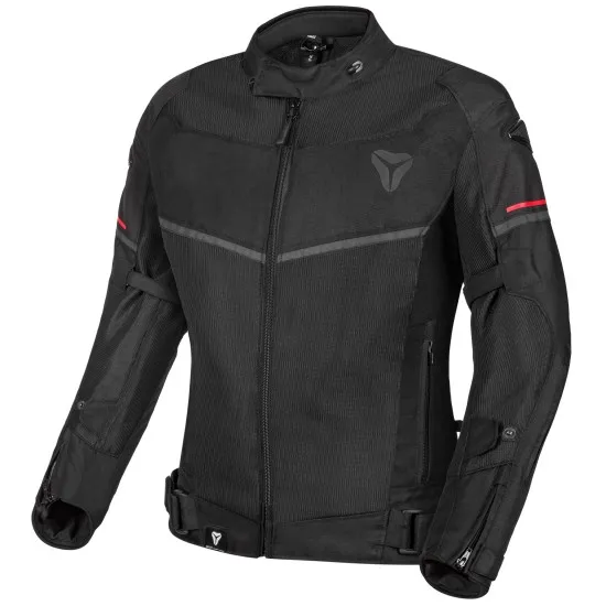 Дамско текстилно яке SECA STREAM EVO GREY LADY BLACK - Дамски мото якета от марка SECA