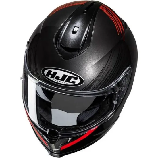 Каска HJC C70N SWAY MC1 – Лека каска с вградени слънчеви очила и антибактериален интериор
