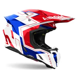 Мотокрос каска AIROH TWIST 3 DIZZY BLUE/RED GLOSS