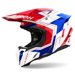 Мотокрос каска AIROH TWIST 3 DIZZY BLUE/RED GLOSS