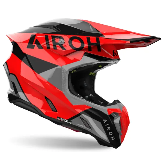 Мотокрос каска AIROH TWIST 3 KING RED GLOSS - Мотокрос каски от марка AIROH