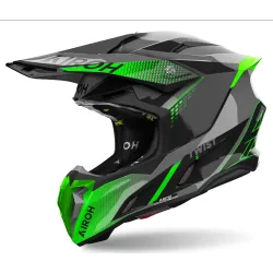 Мотокрос каска AIROH TWIST 3 SHARD GREEN GLOSS