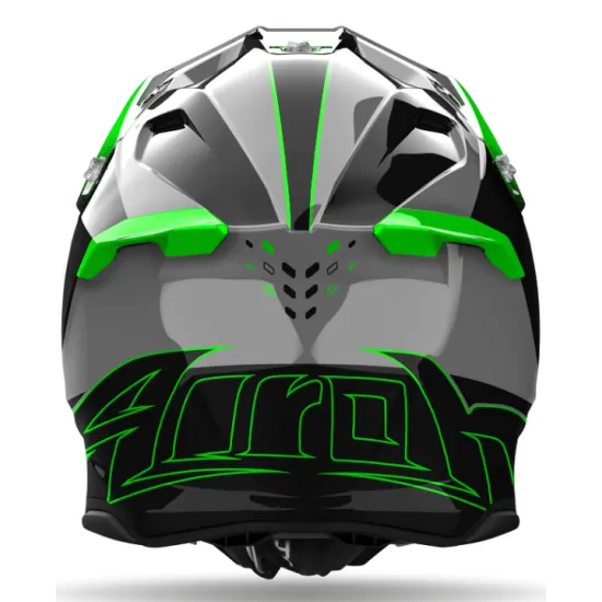 Мотокрос каска AIROH TWIST 3 SHARD GREEN GLOSS - Мотокрос каски от марка AIROH