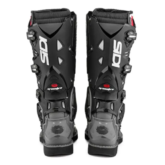 SIDI CROSSFIRE 3 GREY/BLACK – мотокрос ботуши с шарнирна защита и регулируеми катарами