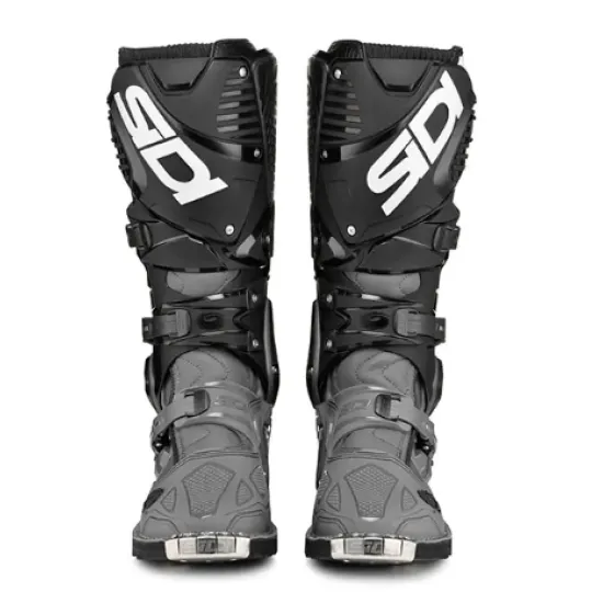 SIDI CROSSFIRE 3 GREY/BLACK – мотокрос ботуши с шарнирна защита и регулируеми катарами