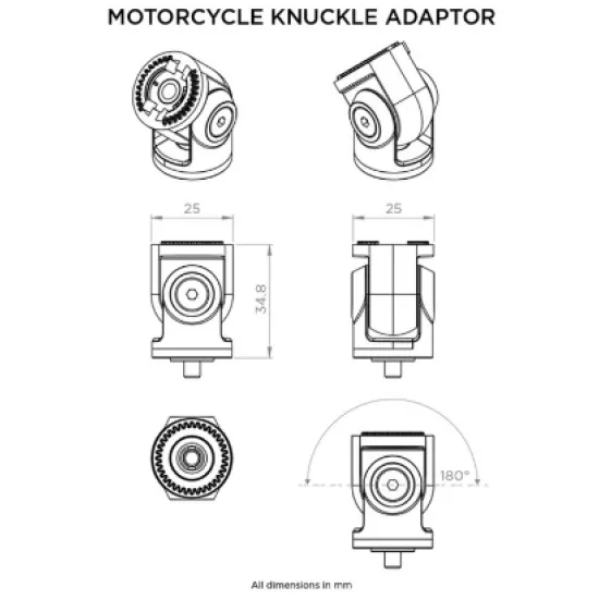 Адаптер за стойка QUAD LOCK - Мото аксесоари за телефон от марка Quad Lock