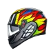 AGV K3 E2206 - BIRDY 2.0 GREY/YELLOW/RED – мото каска с иновативен и динамичен дизайн