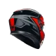 AGV K3 E2206 - COMPOUND BLACK/RED – мото каска с черно-червен дизайн