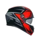 AGV K3 E2206 - COMPOUND BLACK/RED – мото каска с черно-червен дизайн