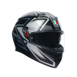 КАСКА  AGV K3 COMPOUND MATT BLACK/GREY
