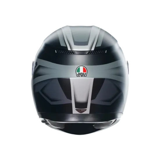 AGV K3 E2206 - COMPOUND MATT BLACK/GREY – мото каска с матов черно-сив дизайн