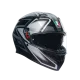 AGV K3 E2206 - COMPOUND MATT BLACK/GREY – мото каска с матов черно-сив дизайн