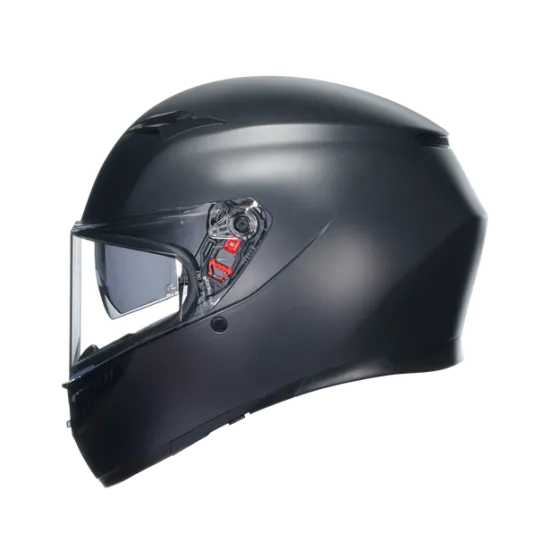 Каска AGV K3 E2206 BLACK MATT – Модерен дизайн и оптимална безопасност