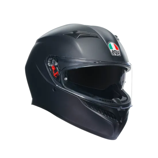 Каска AGV K3 E2206 BLACK MATT – Модерен дизайн и оптимална безопасност