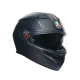 Каска AGV K3 E2206 BLACK MATT – Модерен дизайн и оптимална безопасност