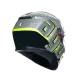 AGV K3 E2206 - FORTIFY GREY/BLACK/YELLOW FLUO – мото каска със сив, черен и жълт флуоресцентен дизайн