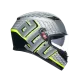 AGV K3 E2206 - FORTIFY GREY/BLACK/YELLOW FLUO – мото каска със сив, черен и жълт флуоресцентен дизайн