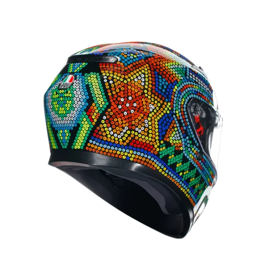 AGV K3 E2206 - ROSSI WINTER TEST 2018 – мото каска с дизайн на Валентино Роси