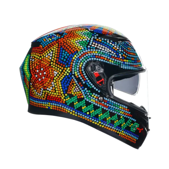 AGV K3 E2206 - ROSSI WINTER TEST 2018 – мото каска с дизайн на Валентино Роси