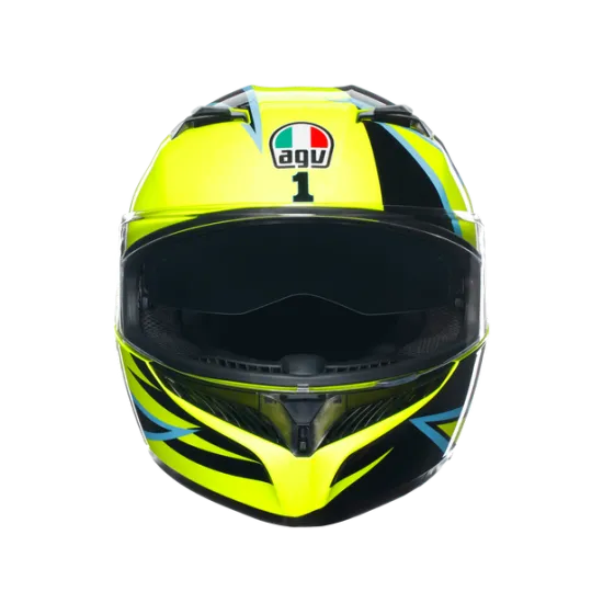 AGV K3 E2206 - ROSSI WT PHILLIP ISLAND 2005 – мото каска с емблематичен дизайн на Валентино Роси