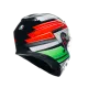AGV K3 E2206 - WING BLACK/ITALY – мото каска с черно-италиански дизайн