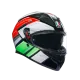 AGV K3 E2206 - WING BLACK/ITALY – мото каска с черно-италиански дизайн