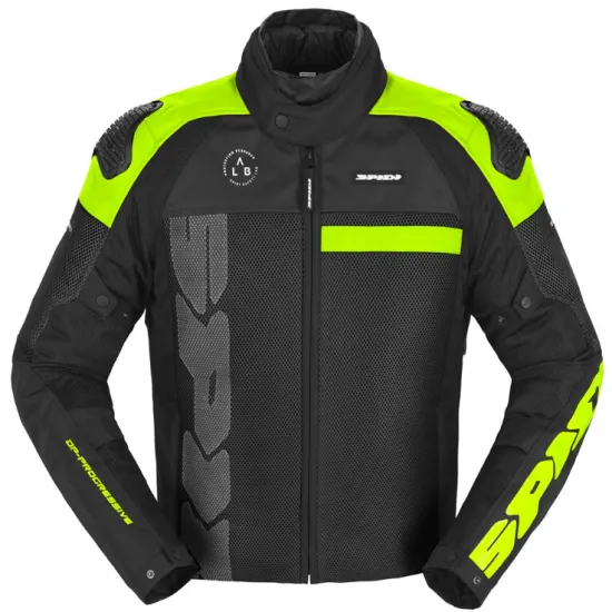 Текстилно мото яке SPIDI PROGRESSIVE NET H2OUT Yellow fluo - Текстилни якета от марка SPIDI