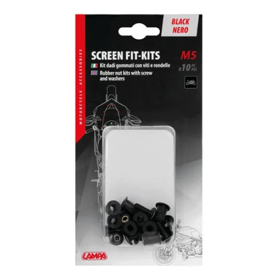 Комплект болтове за слюда 10 бр Black - Слюди от марка Lampa