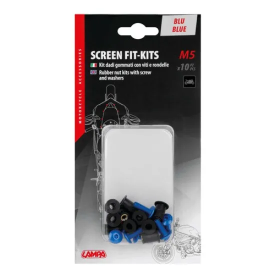 Комплект болтове за слюда 10 бр Blue - Слюди от марка Lampa