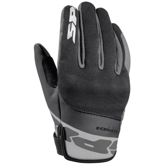 Текстилни мото ръкавици SPIDI Flash-KP Tex Black/Grey - Текстилни ръкавици за мотор от марка SPIDI