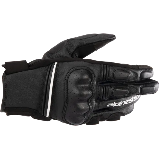 Кожени ръкавици ALPINESTARS PHENOM BLACK/WHITE - Кожени ръкавици за мотор от марка Alpinestars