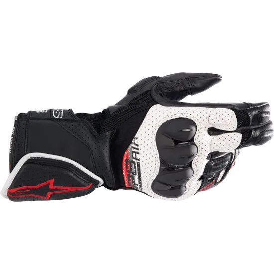 КОЖЕНИ РЪКАВИЦИ ALPINESTARS SP-8 AIR V3 BWR - Кожени ръкавици за мотор от марка Alpinestars