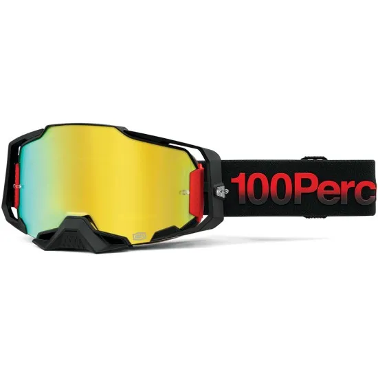 Мотокрос очила 100% ARMEGA TZAR MIRROR GOLD - Мотокрос очила от марка 100%